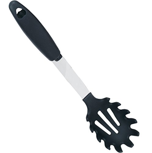 Kuke 6 Stück Premium Edelstahl und Silikon Hitzebeständig Kochgeschirr Set hohe Qualität Küche Werkzeuge Schwarz - 9