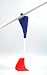 Produktbild 5er-Set Frankreich miniflag | Fan-Artikel in National-Farben | kleine mini-Fahne | Fan und Party-Fähnchen u.a. für Fußball Handball Beach-Volleyball Tennis Ski WM EM Olympia Sport-Events |