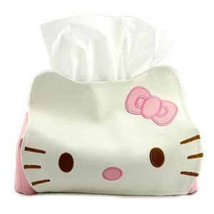 Preisvergleich Produktbild Hello Kitty Toilettenpapierhalter Bezug Kind Weiß