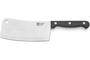 Richardson Sheffield - Couperet - Artisan - Acier inoxydable 13/C AISI 420, Finition Brillante - Lame 15 cm - Noir