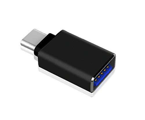 Type C Adapter USB-C 3.1 Typ C Stecker auf USB 3.0-Buchse Adapter für MacBook Chromebook Pixel, Nokia N1, Nexus 5X / 6P, and More (grau)