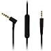 Price comparison product image REYTID Replacement Cable w/Volume Control for Sennheiser MM400-x MM450-x MM550-x Headphones - Gold Plated Audio Lead - iPhone/iPod/Android Smartphone Tablet PC Mac Apple