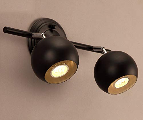 Preisvergleich Produktbild Energieeinsparung Verstellbare Wandleuchte - - - Retro Doppel-Led Wandleuchte Moderne, Minimalistische Gang Cafés Kreative Persönlichkeit Spiegel Leuchten Wandleuchte (Nicht Die Lichtquelle)