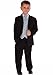 5-Piece Boys Black & Blue Suit (12 years)