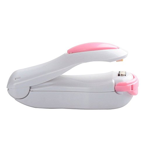 Luniquz mini Folienschweißgerät Einschweißgerät mit Magnete für Verpackungen Handschweißgerät Beutelverschliesser Mini-Heißsiegelmaschine für Snack/Süßigkeiten/Lebensmittel - 2