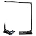 Produktbild LED Schreibtischlampe mit kabelloser Ladestation Dimmbare Tischlampe Arbeitslampe mit 5 Helligkeitsstufen 3 Farbtemperaturen Tischlampe USB Wireless Charger für iPhone, Samsung Galaxy, Huawei, Black