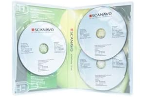 AETUHU Dragon Trading Scanavo CD-/DVD-/Blu-Ray-Hülle, 22 mm, transparent, für 3 CDs