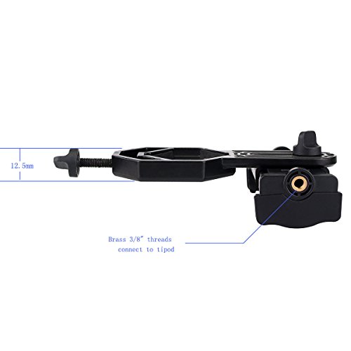 Svbony Universale Smartphone Adattatore per Microscopio Binoculare/Telescopio Monoculare con iPhone 7/7Plus/6/6S Samsung Galaxy S7/S6/ LG e Altro