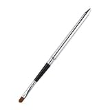 Sanwood Beweglicher kosmetischer Lippenstift Gloss Lippenpinsel Brush