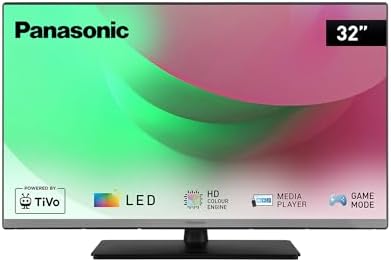 Panasonic TB-32S45AEZC, Serie S45 32 pollici Smart TV LED Full HD, TiVo, Controllo Vocale Google e Alexa, Game Mode, Media Player, HDR, HDMI, WLAN