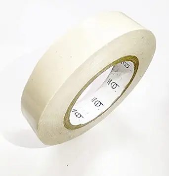 LUXURY HAIR STUDIO 22 metres Cotton Double Sided Waterproof White Tape for Mens Wig Patch Adhesive Glue (White)
