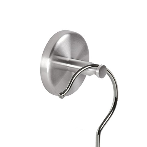 bremermann® Bad-Serie PIAZZA – Handtuchhaken 2er-Set aus mattem Edelstahl - 3
