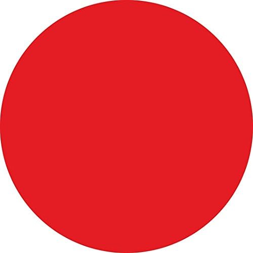 Younget 3PC Peel &amp; Stick Dry Erase Coral Dots DIY Decal Wall Sticker 13 Inch (Red)
