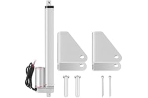 WALFRONT Attuatore elettrico IP54 Attuatore lineare resistente 1000N Attuatore motore elettrico DC 12V per tavolo elevatore e scrivania(300mm Stroke)