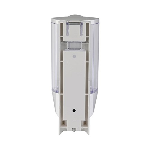 axentia Chrom-Seifenspender zur Wandmontage – Universalspender für Duschgel, Shampoo, Seife – Wandseifenspender verchromt – Wand-Spender für Flüssigseife 380 ml – Dispenser für Bad & Dusche - 3