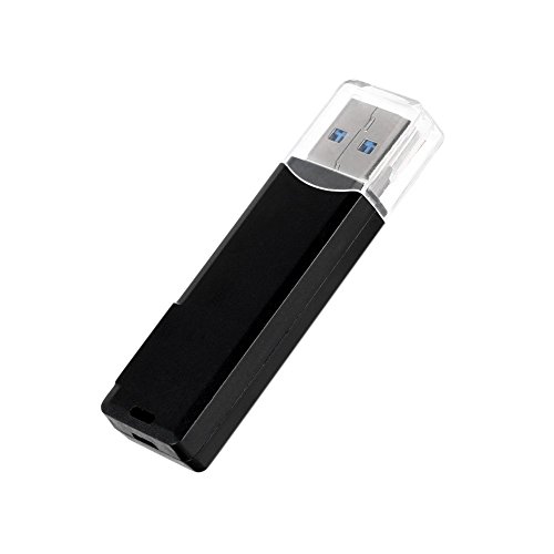 Golden Seeds USB 3.0 Kartenleser Stick 2in1 SDXC Speicherkarten Adapter mit LED-Betriebsanzeige - 5