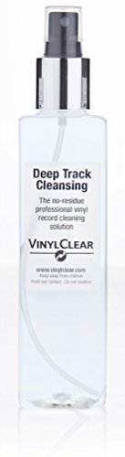 Botella con atomizador con fluido limpiador para restauración de vinilos y LP antiestático de 250 ml, solución profesional