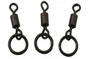 Torchwood Fishing Tackle 20 size 8 flexi ring swivels carp barbel coarse pike fishing terminal tackle