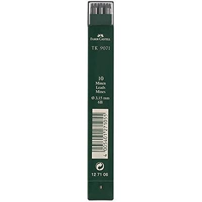 Faber-Castell 127106 Mines TK 9071 6B, 3,15 mm, lot de 10