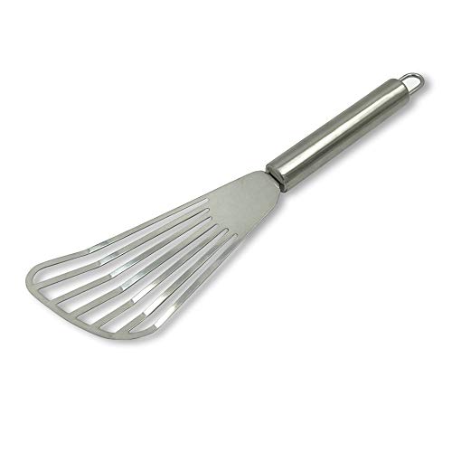 GUOQY-Fish Spatula, Antihaftpfanne Edelstahl-Spatüle Fried Fisch Fried Steak Fried Eierschaufel
