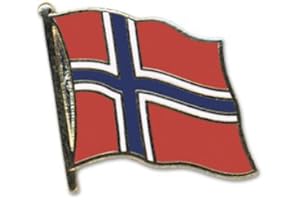 YANTEC PINS Yantec Flaggenpin Norwegen Pin Flagge