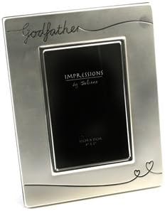 Silver Plated Godfather Photo Frame. Gift