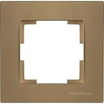 Unterputz Steckdose Mit Klappdeckel – Goldfarben, Schutzkontakt, 16A, Für CANDELA Serie