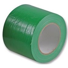 Cable-Tex - Cinta americana, resistente al agua, 100 mm x 50 m, color verde