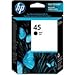 Price comparison product image Genuine Original HP Hewlett Packard no45 hp45 hp45a no45a high capacity black printer ink - print inkjet cartridge ( click to view supported photosmart deskjet copier & officejet designjet printers ) from bulk pack - unboxed