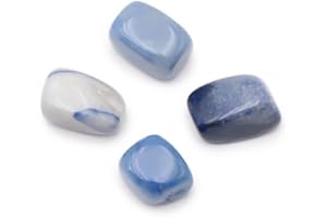 LA SPHÈRE GUÉRISSEUSE Aventurine Bleue Pierre Roulée Cubique de 2 à 3 cm, 1 Unité