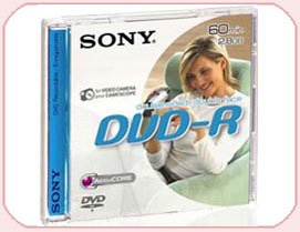 SONY DVD-R, 2.8GB, 8cm, 60min, Pack 5, handycam Mini DVD, DVD-R, 2,8 GB, 60 min