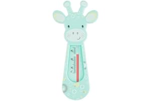 Babyono Badethermometer für Kinder, Giraffe, Türkis, 1 Count (Pack of 1)