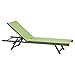Produktbild Siena Garden Liege Tropic, 194x60x98cm, Gestell: Aluminium, in anthrazit, Fläche: Ranotex-Gewebe in grün