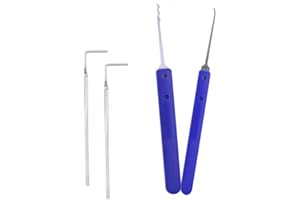 TPM GO Übungs-Set für Anfänger, transparentes Schloss mit Lockpick-Werkzeug, günstiges Schloss-Picking-Set (C-Kit)