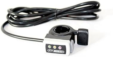 L-faster Thumb Throttle for 24V/36V / 48V bike with power indicator Wuxing Brand 106DXc Scooter Accelerator Vehicle Speed Controller