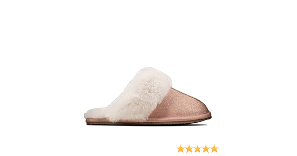 clarks warm glitz slippers