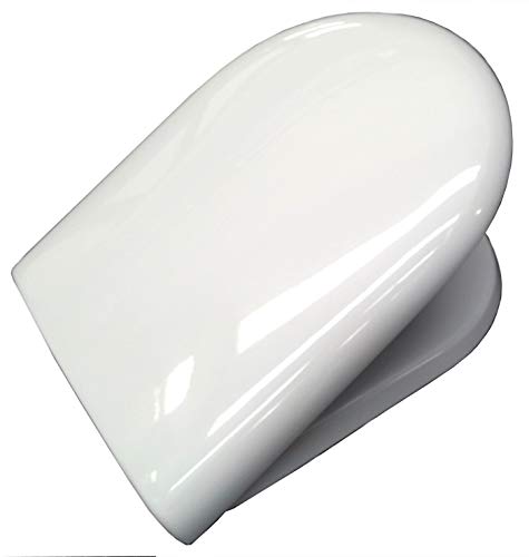 Ercos Silver ACB - Asiento para inodoro Esedra Ideal Standard, de plástico termofraguante