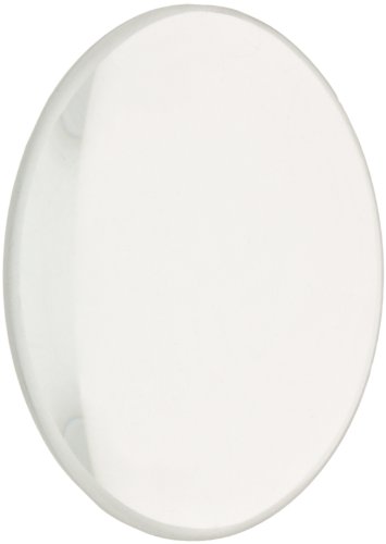 Ajax Scientific LI152 - 0100 lucido in vetro doppio (bi-convesse), lente sferica, 50 mm di diametro, 100 mm Lunghezza focale