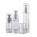 SNNplapla Mini Empty Cosmetic Portable Airless Bottle Pump Cover Travel Skincare(15ML)