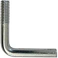 Foundation Bolt (Anchor or L-Bolt) M6 x 35 mm Zinc Plated Mild Steel - Pack Size : 2