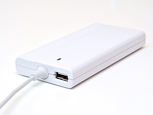 one38 UltraSlim Netzteil 60W für MacBook Air, MacBook und MacBook Pro mit MagSafe L Stecker (groß) | USB-Anschluss zum Laden von Smartphones, Tablets, etc. z.B. iPhone 6 | 60W Leistung | Ladegerät Ladekabel Reisenetzteil mit Eingangsspannungsbereich 110~240V | Für MacBook Air (2008-2011), MacBook und MacBook Pro (2006-2012) | Ersetzt unter anderem A1184, A1330, A1334 und A1344 - 6
