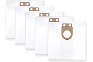 Profilters - 5 Bolsas para aspiradora Bosch GAS 25,Eibenstock DSS 1225, DSS 25 (A,M),Hitachi RNT 1225,Mafell S 25,Metabo ASR(SHR) 2025,ASR 25 L SC,Starmix IS ARD/ARM/ARH-1225 (FB25), FBV 25-35