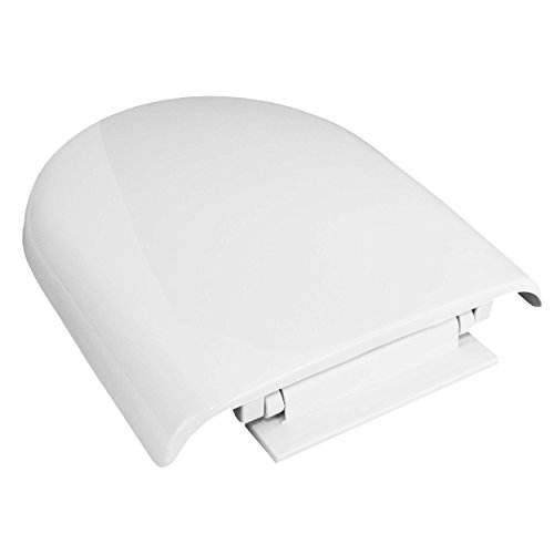 VILSTEIN© WC-Sitz mit Absenkautomatik, WC Deckel Toilettendeckel, Antibakteriell beschichtet, Soft-Close für Sitz und Deckel, inkl. Universal Befestigungs-Set, weiß, VS-ZT14