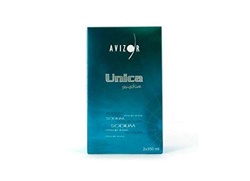 Single Solution Avizor Unica Sensitive. Solution for Cleaning and Disinfection of All Types of Soft Contact Lenses. 2 x 350 ml