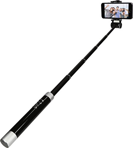 Selfie Stick Wireless LEMISA – Treppiede Estensibile In Alluminio, Multifunzione, Nero