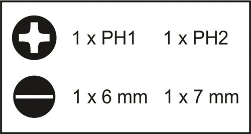 Connex COXT364041 Mini Ratschenschraubendreher 4 in 1 - 2