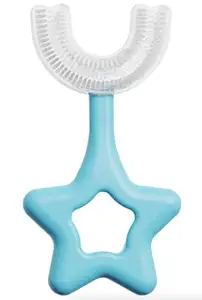 DC DECORIO 2022 Kids Tooth Brush for 2-6 Years (Star-Blue)