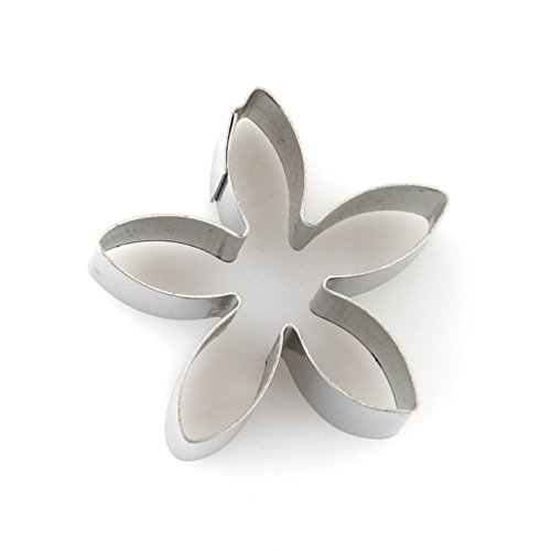 Albeey Edelstahl Ausstechformen Set Zuckerguss Fondant Keks Ausstecher Mit Aufbewahrungsbox (Blume) - 6