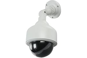 ELEAR™ 2 X Fake Dummy Security CCTV Camera Waterproof IR LED Blinking Light Flashing Outdoor Indoor Surveillance