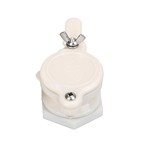 Preisvergleich Produktbild Imker: Hahn / Quetschhahn für Hobbock / Honigschleuder / Honigernte / Abfüller inkl. Muttern und Dichtung